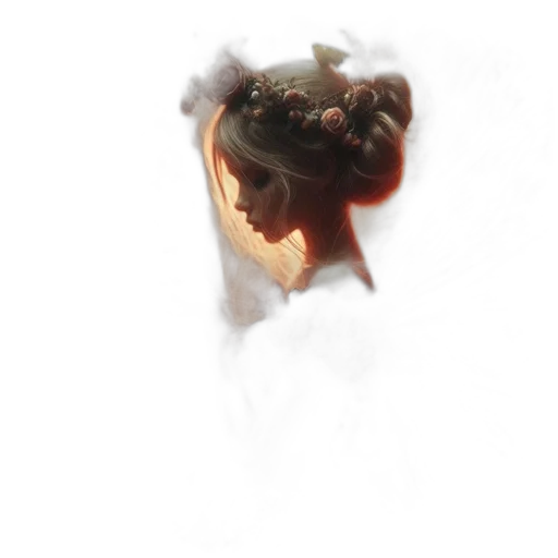 face, crown, mask, creature transparent PNG cut-out