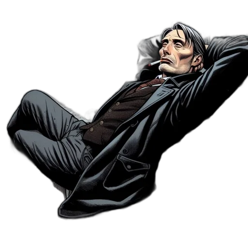 jacket, furniture, comic book art, concept art transparent PNG cut-out