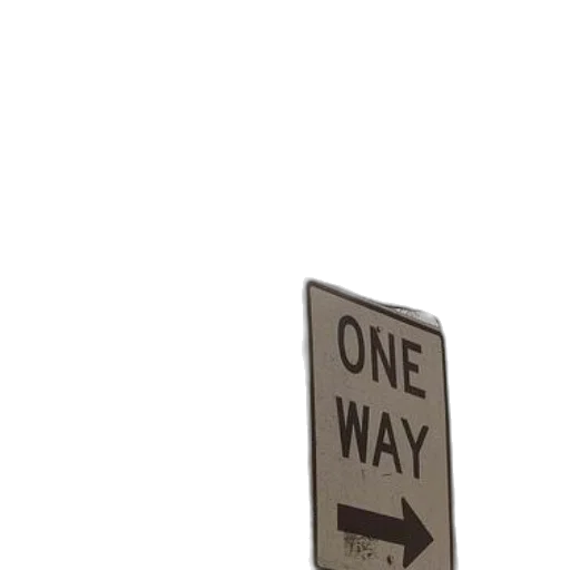 3d render, street, sign, intersection transparent PNG cut-out