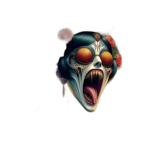 mask, creature, face, concept art transparent PNG cut-out