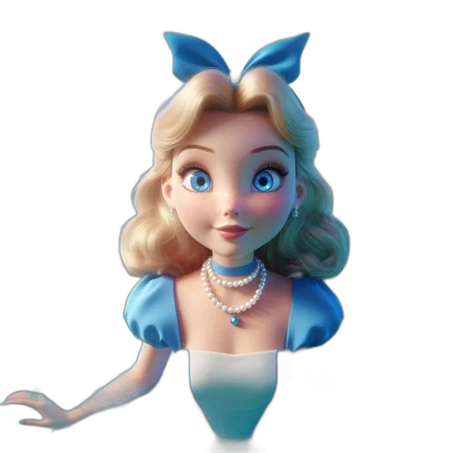 dress, crown, jewelry, staff transparent PNG cut-out