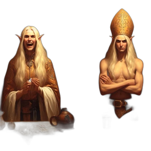 concept art, fantasy art, pixel art, 3d render transparent PNG cut-out