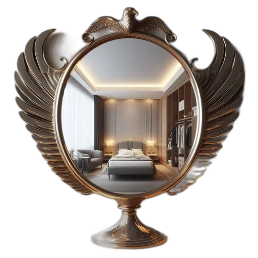 furniture, crown, 3d render, photorealistic transparent PNG cut-out