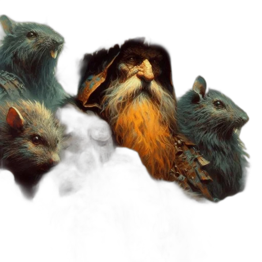 animal, crown, concept art, photorealistic transparent PNG cut-out