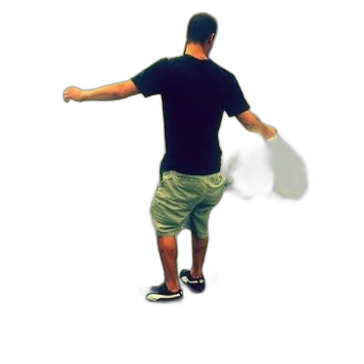 staff, umbrella, weapon, shoes transparent PNG cut-out
