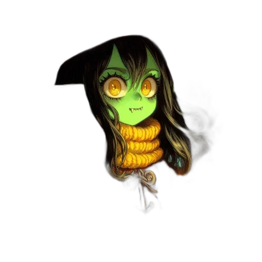 mask, creature, staff, dragon transparent PNG cut-out