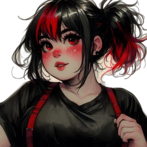 face, staff, hair, creature transparent PNG cut-out
