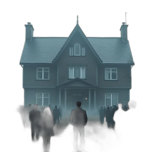 building, concept art, 3d render, watercolor transparent PNG cut-out
