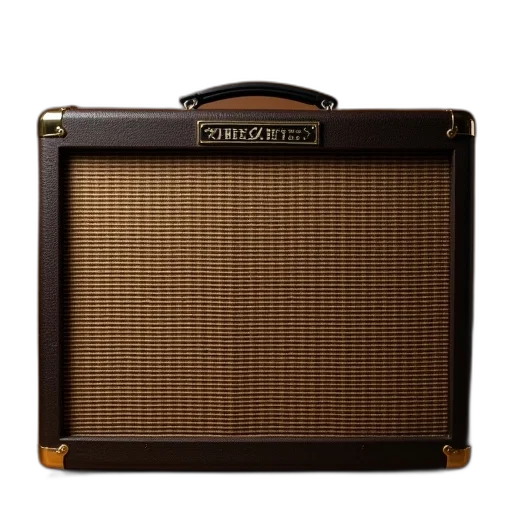 brown, fender, bass, amplifier transparent PNG cut-out