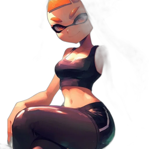 dress, robot, staff, weapon transparent PNG cut-out