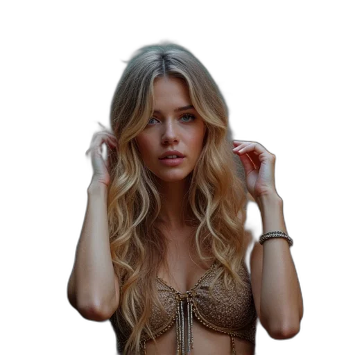 dress, jewelry, hair, crown transparent PNG cut-out