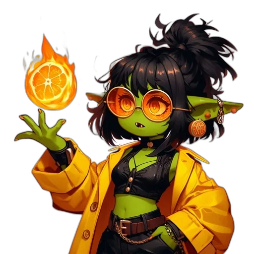 staff, mask, jacket, dragon transparent PNG cut-out