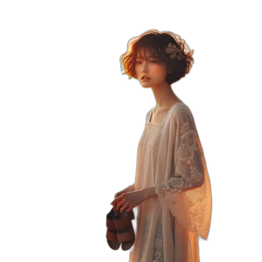 dress, staff, robot, face transparent PNG cut-out
