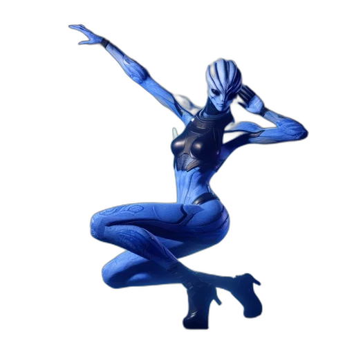 robot, creature, mask, staff transparent PNG cut-out