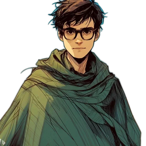 jacket, comic book art, concept art, cartoon transparent PNG cut-out