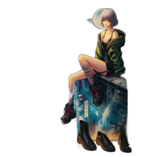 jacket, robot, dress, hat transparent PNG cut-out