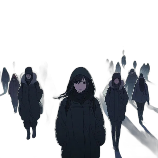 jacket, mask, creature, face transparent PNG cut-out