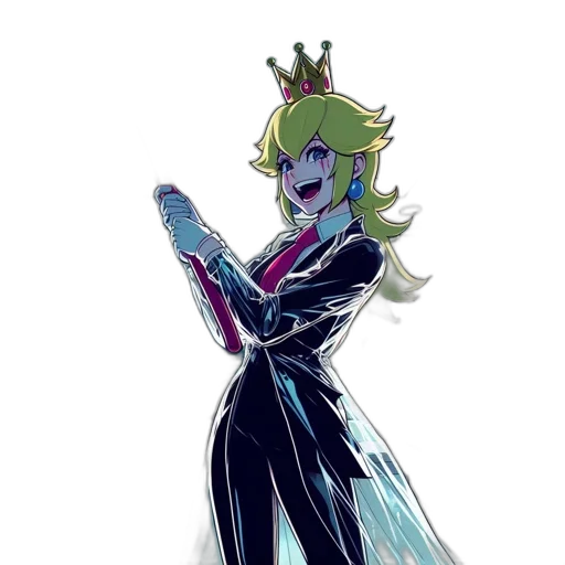 crown, staff, dress, mask transparent PNG cut-out