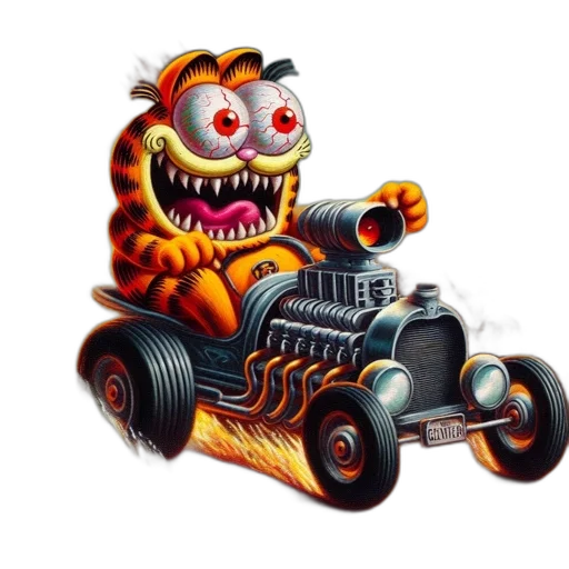 car, robot, creature, animal transparent PNG cut-out