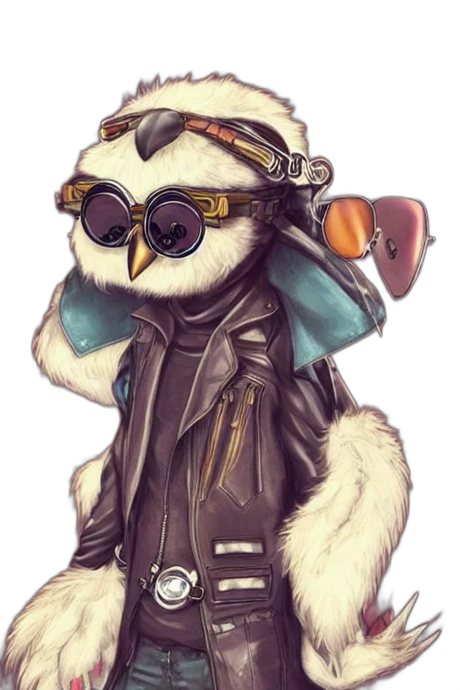 jacket, staff, hat, concept art transparent PNG cut-out
