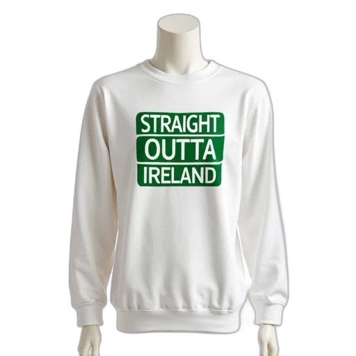 white, sweatshirt, graphic, design transparent PNG cut-out