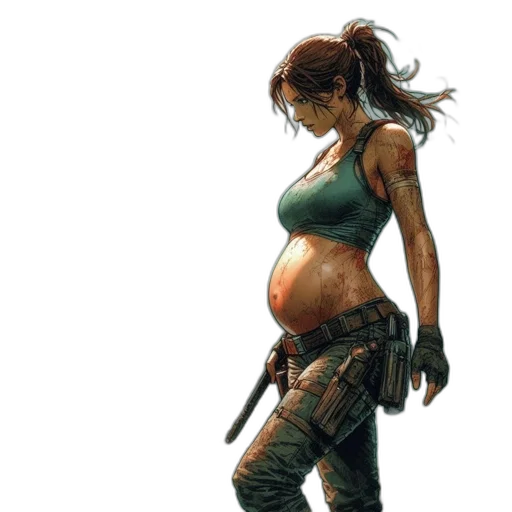 concept art, comic book art, photorealistic, fantasy art transparent PNG cut-out