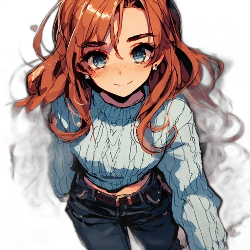 jacket, hair, face, dress transparent PNG cut-out