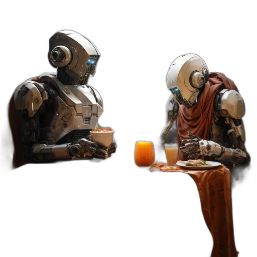 robot, food, mask, concept art transparent PNG cut-out