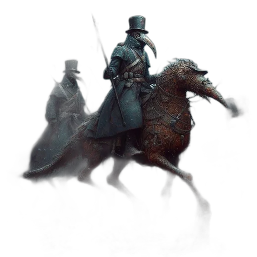 sword, hat, staff, dragon transparent PNG cut-out