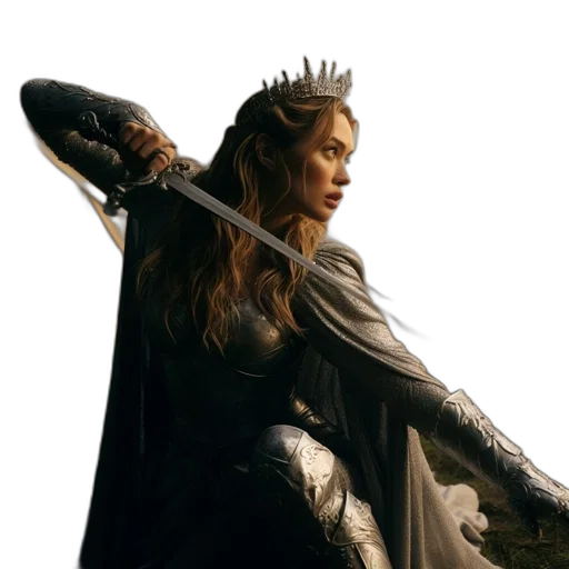 crown, sword, dragon, weapon transparent PNG cut-out