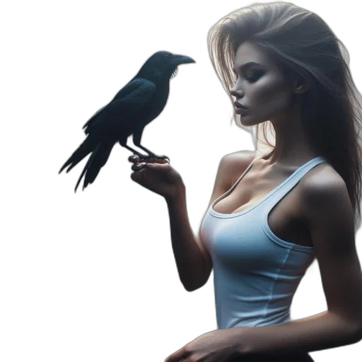 dress, jewelry, mask, photorealistic transparent PNG cut-out