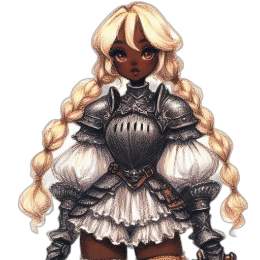 dress, fantasy art, concept art, pixel art transparent PNG cut-out