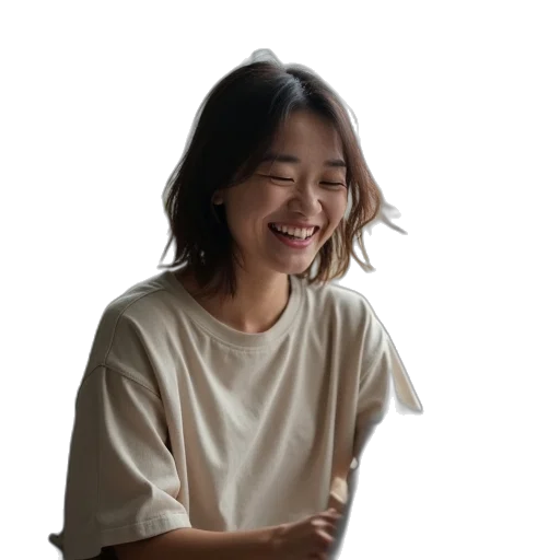 staff, face, jacket, hair transparent PNG cut-out