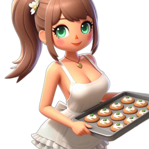 food, staff, dress, jewelry transparent PNG cut-out