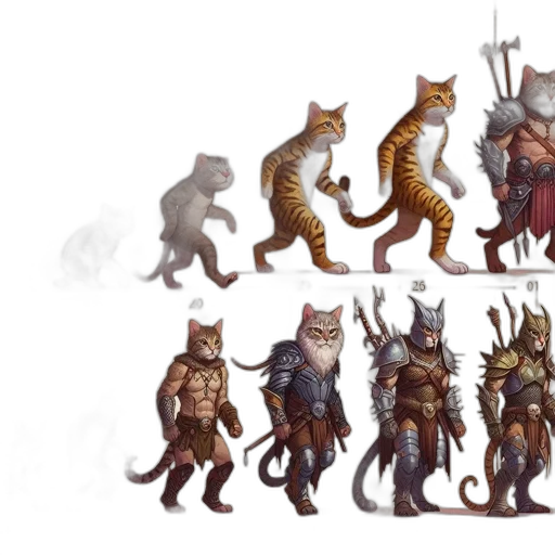 concept art, fantasy art, pixel art, 3d render transparent PNG cut-out