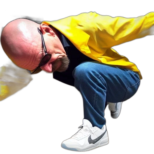 jacket, shoes, staff, creature transparent PNG cut-out
