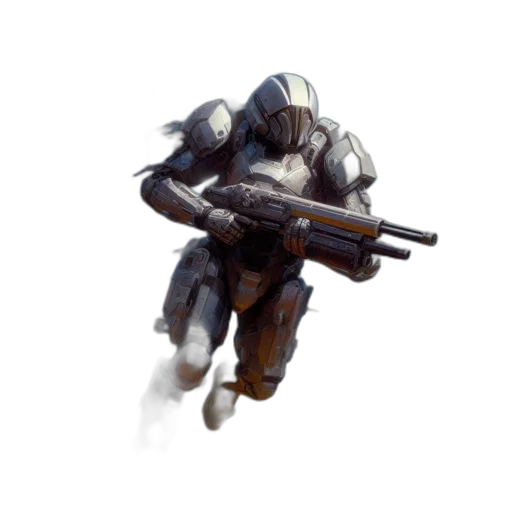 weapon, robot, staff, creature transparent PNG cut-out