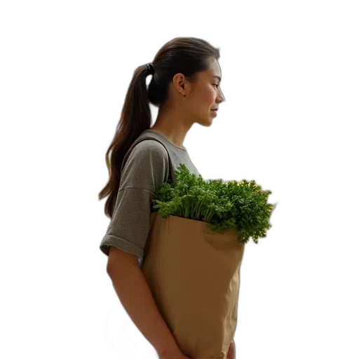 food, dress, staff, face transparent PNG cut-out