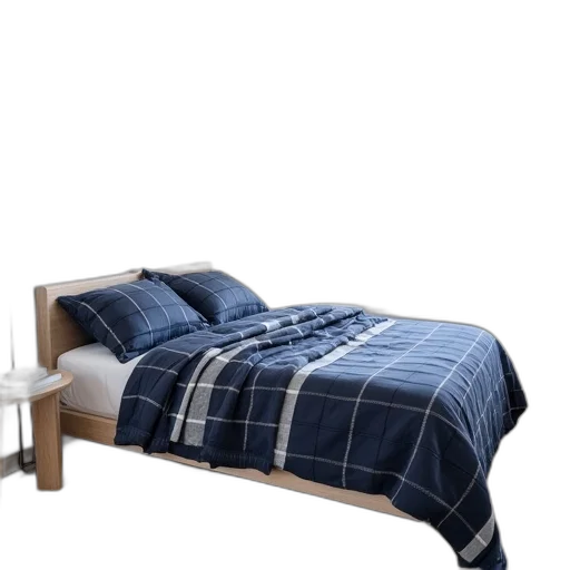 furniture, 3d render, photorealistic, navy transparent PNG cut-out