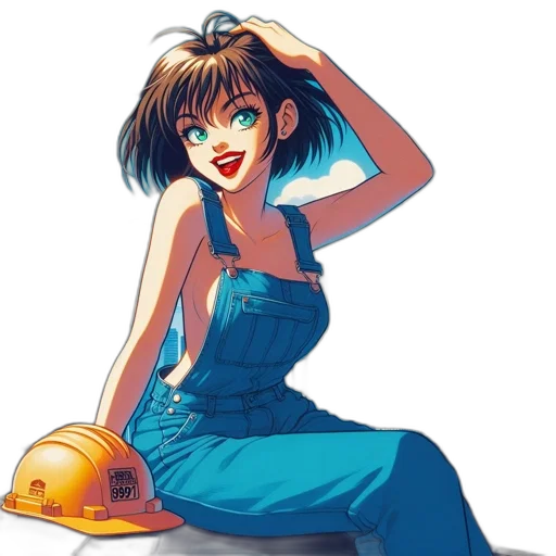 dress, robot, anime, concept art transparent PNG cut-out