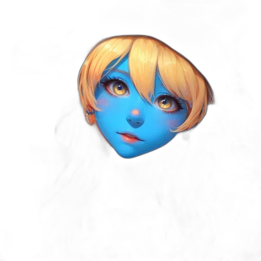 mask, face, staff, creature transparent PNG cut-out