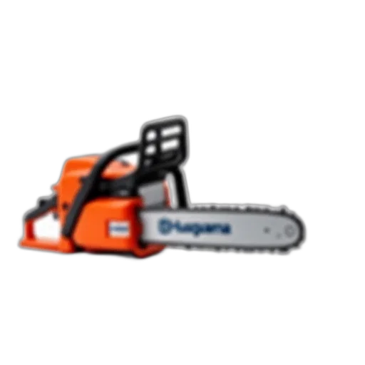 staff, husqvarna, chainsaw, white transparent PNG cut-out