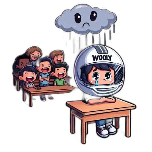 umbrella, robot, concept art, pixel art transparent PNG cut-out
