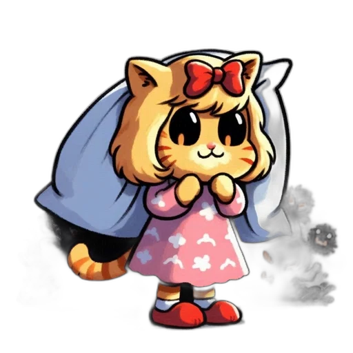 dress, staff, mask, hat transparent PNG cut-out