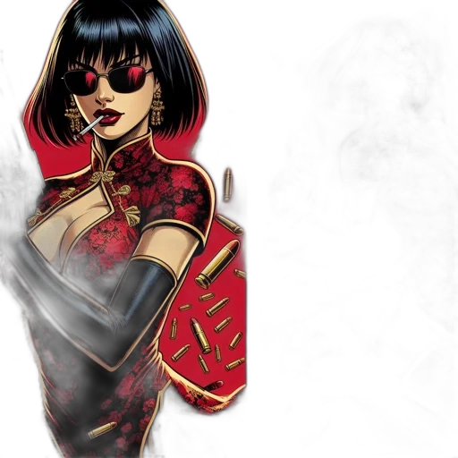 comic book art, concept art, fantasy art, anime transparent PNG cut-out
