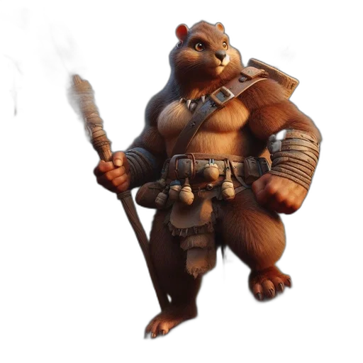 staff, animal, weapon, creature transparent PNG cut-out