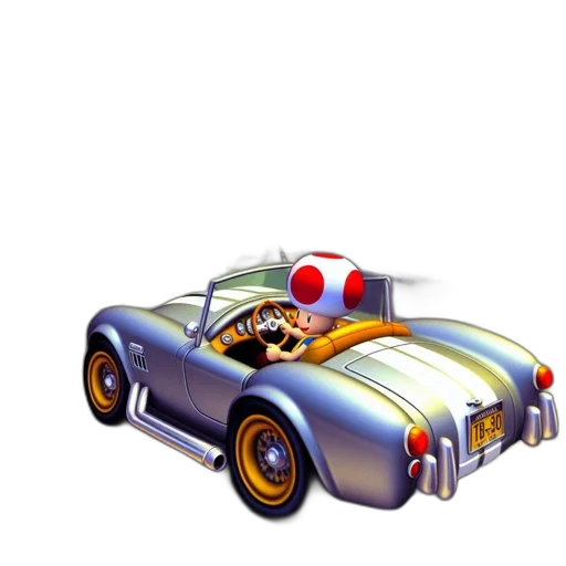 car, 3d render, concept art, pixel art transparent PNG cut-out