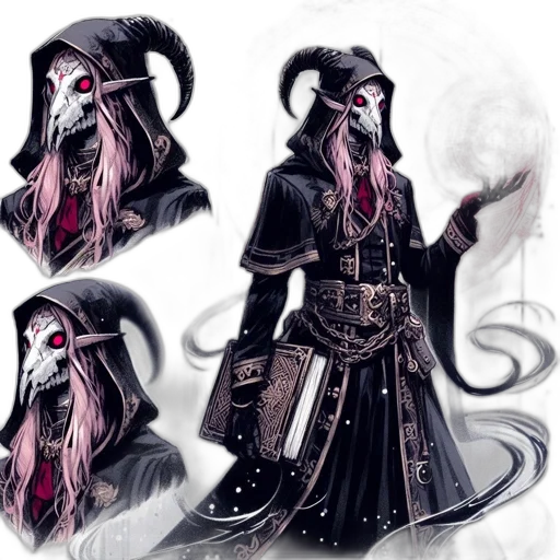mask, concept art, fantasy art, comic book art transparent PNG cut-out