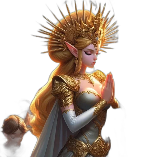 crown, jewelry, fantasy art, concept art transparent PNG cut-out
