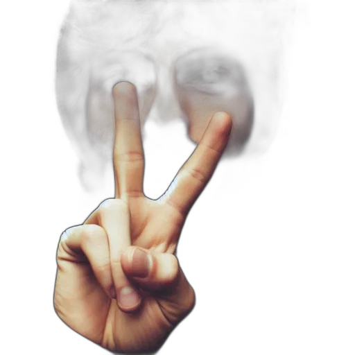 face, mask, weapon, photorealistic transparent PNG cut-out